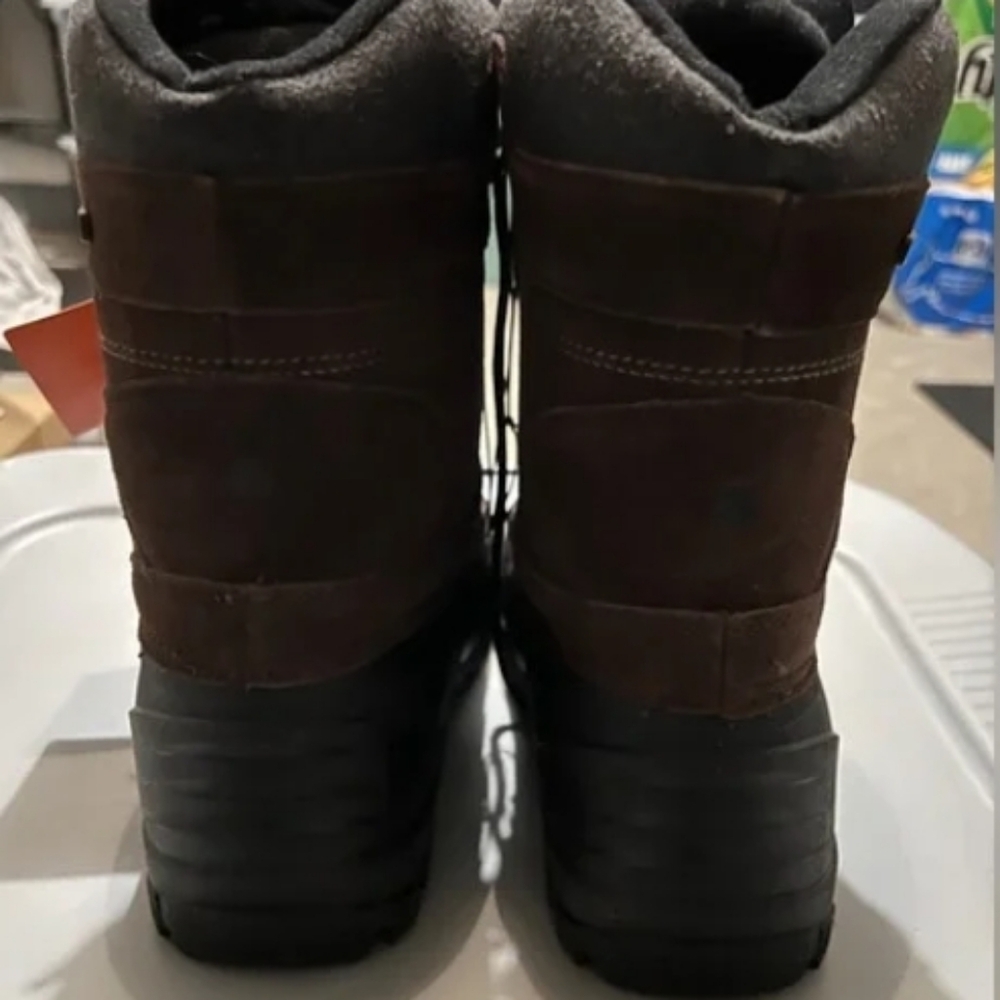Men brown and black boots - Picture 5 of 5